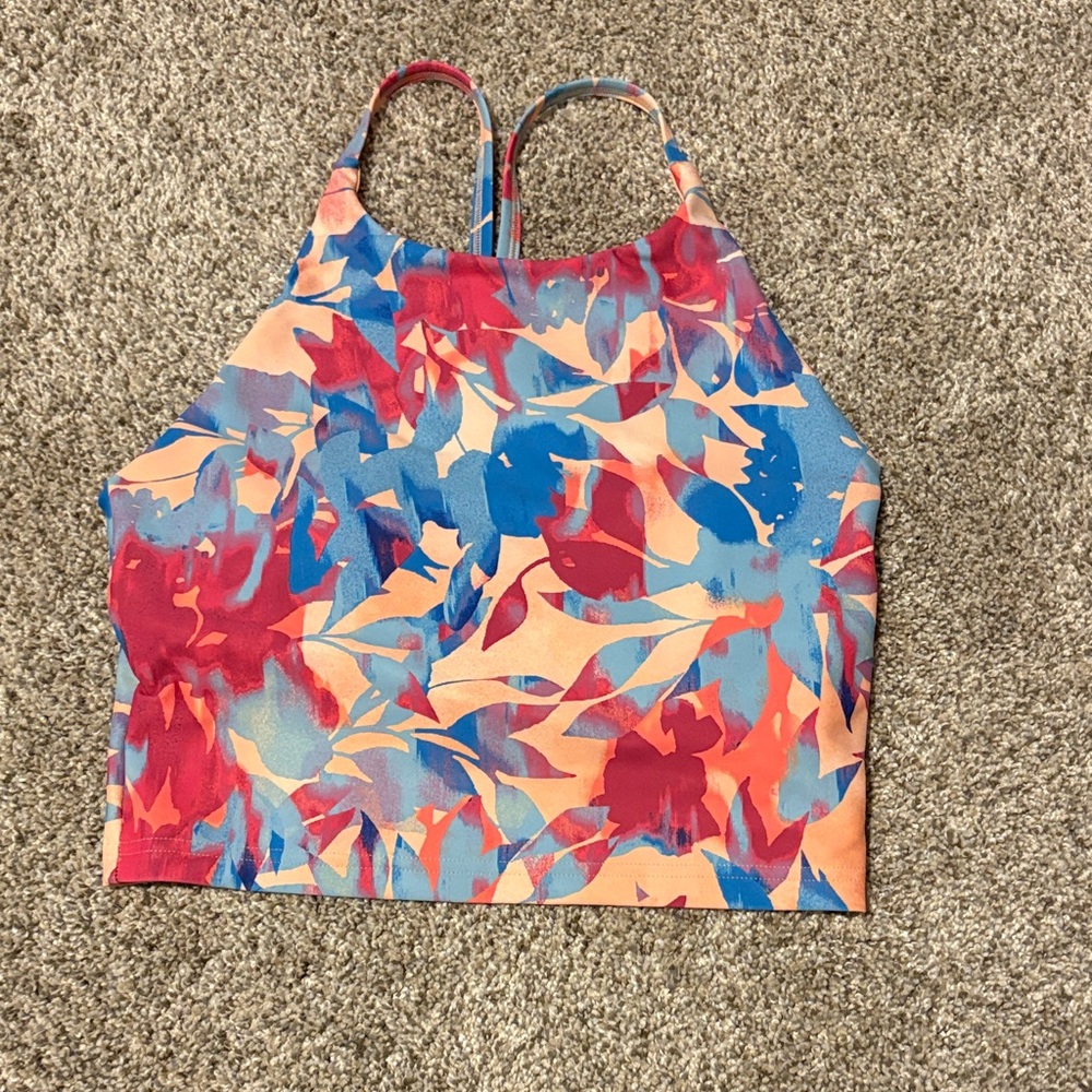 Old Navy Multicolor Abstract Tank Top